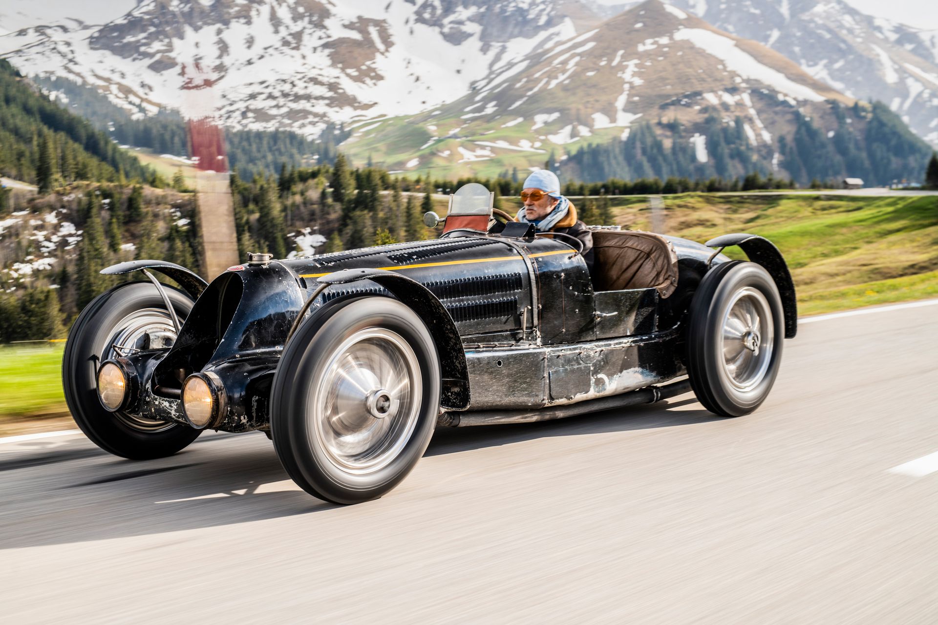 Bugatti Type 59 Sports – Historischer Rennwagen mit den Kampfnarben der frühen Grand-Prix-Rennen